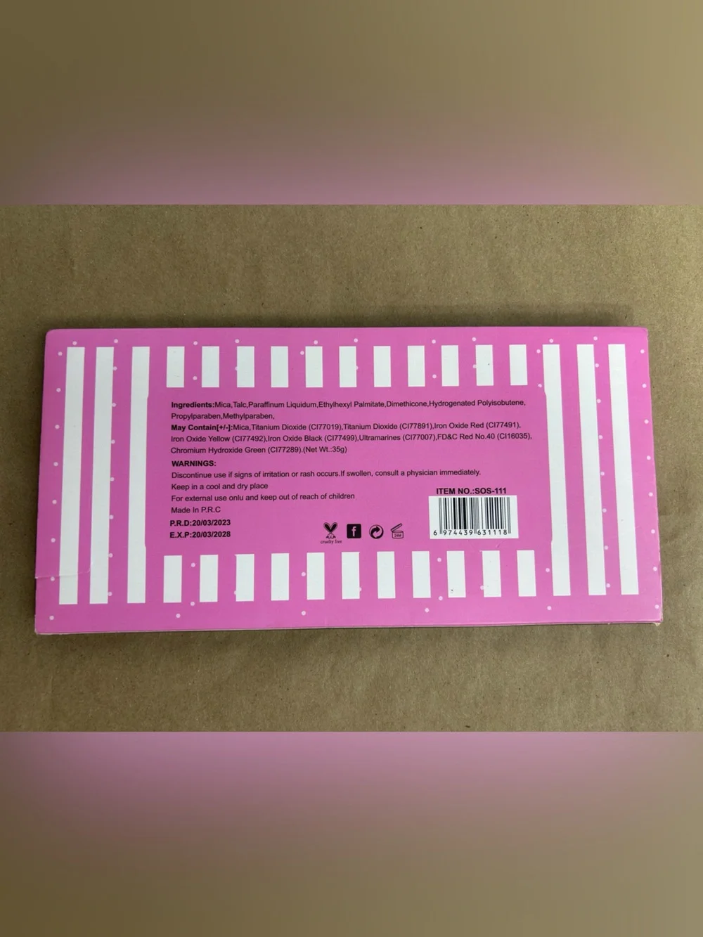 5 for $25🔥SOSBELLA Hello Kitty Eyeshadow Palette- New